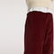 Bruun Signature Baggy Corduroy Trousers in Wine