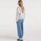 Classic Sweatshirt in Mid Grey Melange