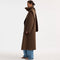 Signature Double-Faced Scarf Coat in Taupe