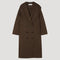 Signature Double-Faced Scarf Coat in Taupe