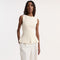 Sculptural Knitted Top in Cream
