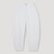 High-waist Sculptural Denim Trousers in Optic White