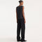 Straight Leg Trousers in Black