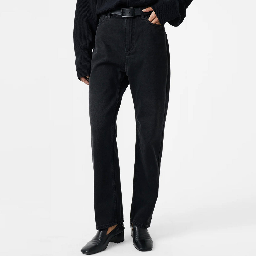 Ruthe Denim Pants in Washed Black