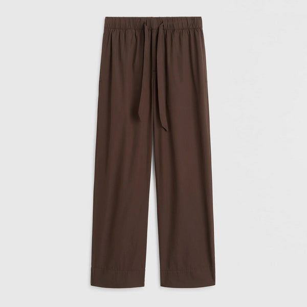 Poplin Pants in Coffee