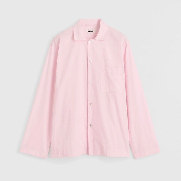 Poplin Long Sleeved Shirt in Soft Pink