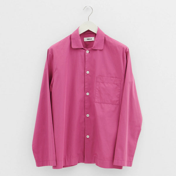 Poplin Long Sleeved Shirt in Lingonberry