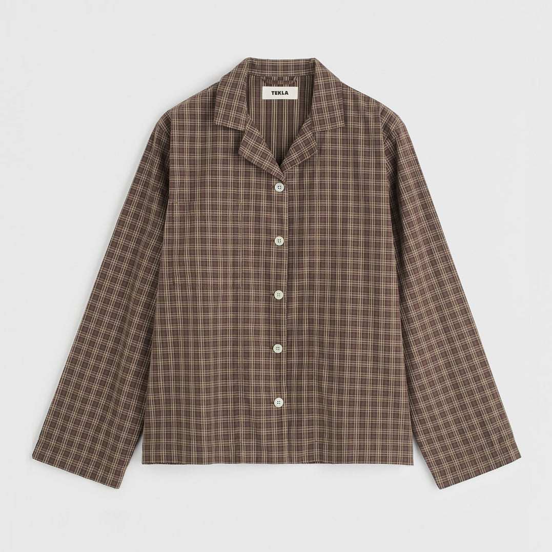 Fine Twill Women's Shirt in Serra Checks
