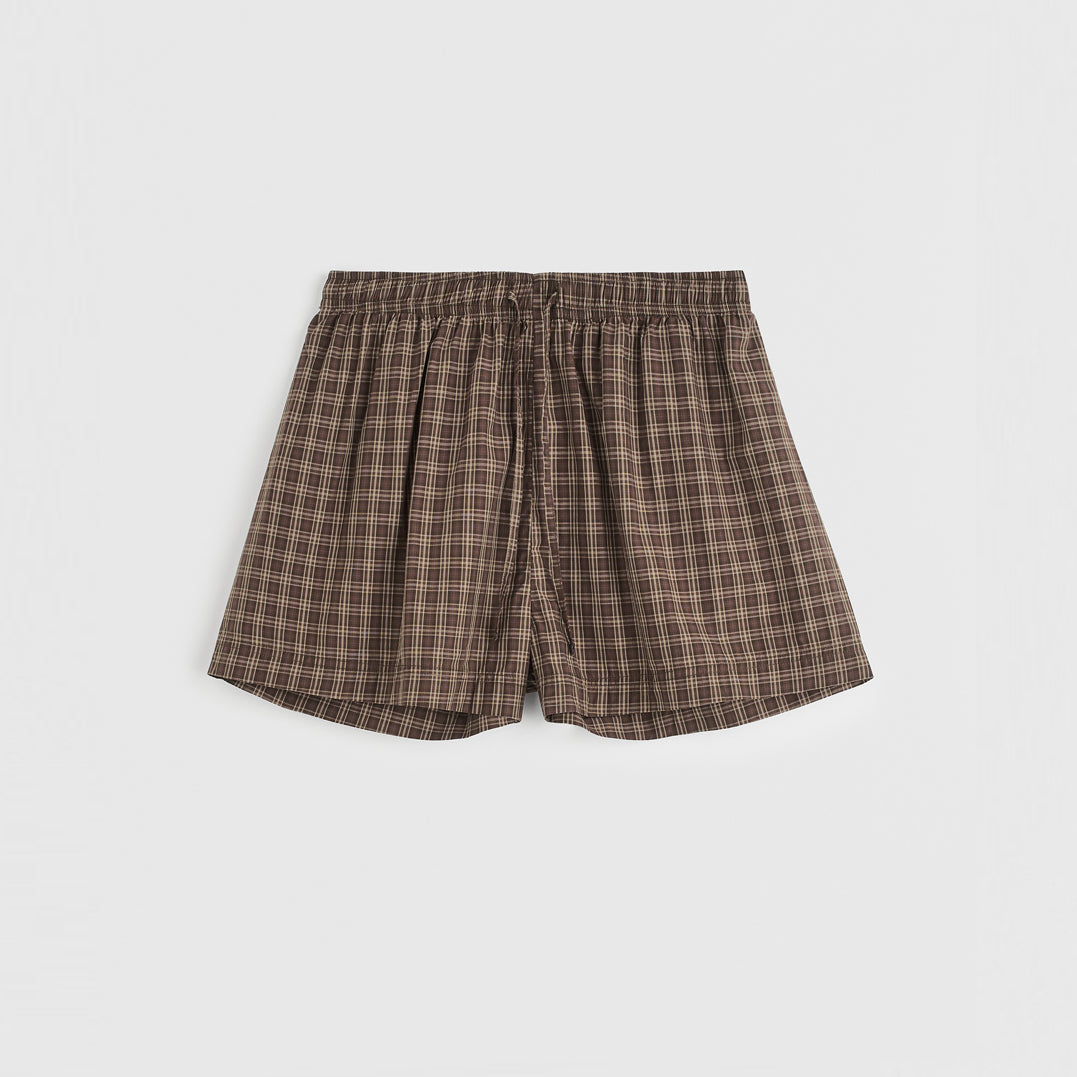 Fine Twill Women's Short in Serra Checks