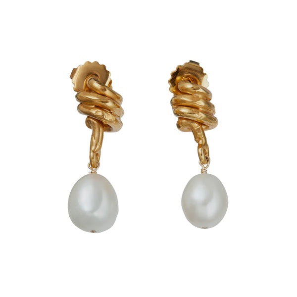 The Celestial Raindrop Pearl Earrings