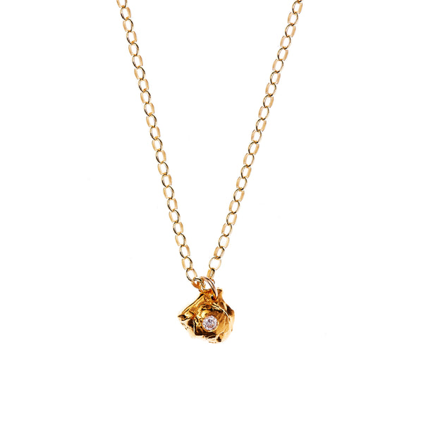 A Flash of Lightning Diamond Necklace (40.5 cm chain)