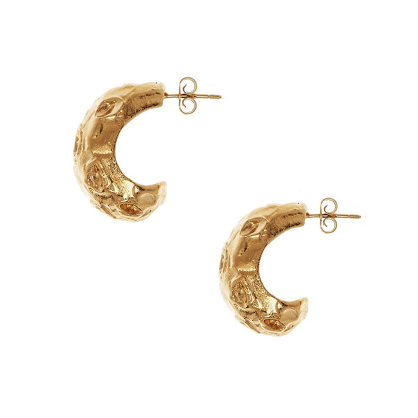 The Fragmented Amulet Hoop Earrings