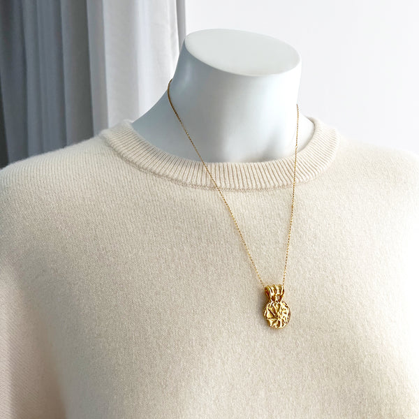 The Medium Sun Salutations Medallion Necklace