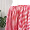 George Linen Skirt in Red Gingham