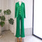 Louis Silk Pyjama Pants in Emerald Green