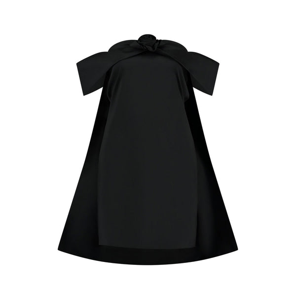 Sacha Taffeta Dress in Black
