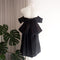 Sacha Taffeta Dress in Black