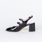 Banana Mary-Janes in Patent Black Leather