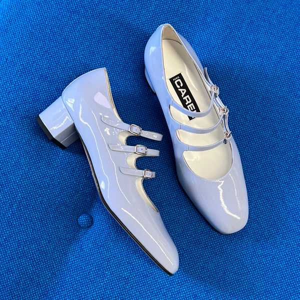 Kina Babies in Patent Leather Light Blue – Misia