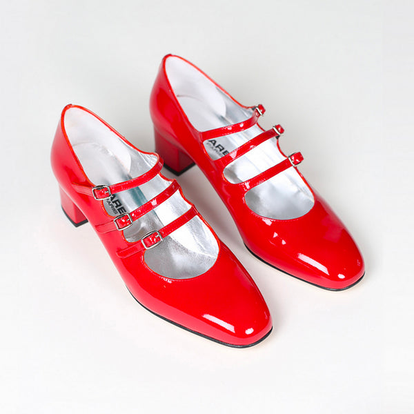 Kina Babies Patent Leather Red