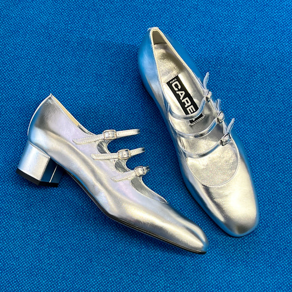 Kina Babies in Silver Leather