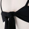 Ana Bikini Top in Textured Black