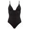 Maggie Maillot in Textured Black