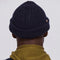 Ami Ribbed Cashmere Beanie in Navy