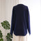 Crew Hop Cashmere Sweater in Navy