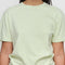 Cuba Cotton-Cashmere Top in Lime