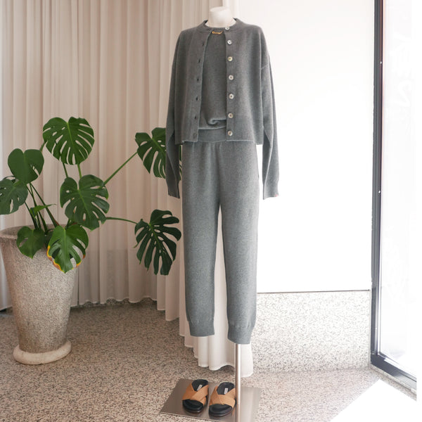 Yogi Cashmere Trousers in Felt