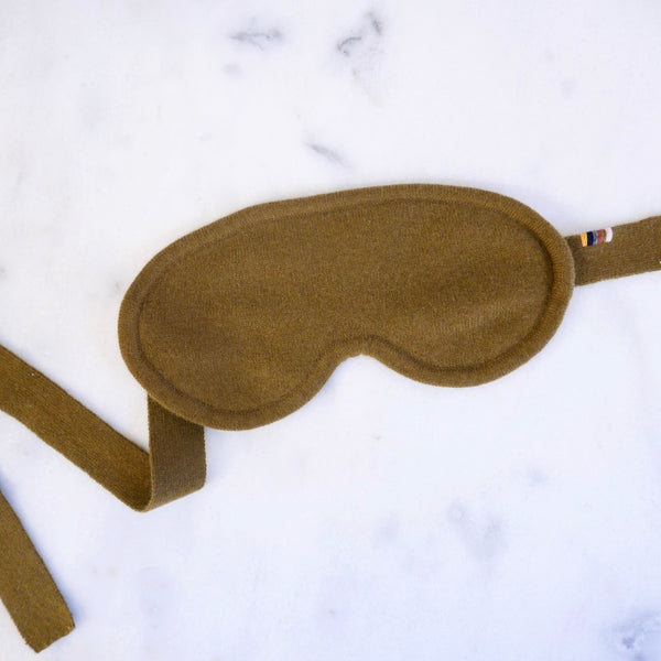Glasses Cashmere Eye Mask in Camo