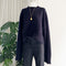 Judith Cashmere Sweater in Navy