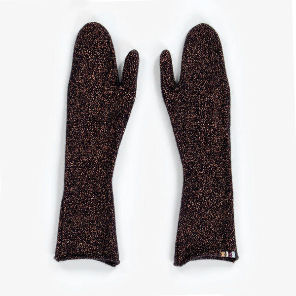 Nina Cashmere Mittens in Nuit