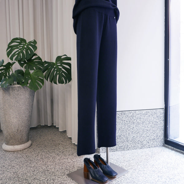 Cashmere Trousers in Navy