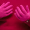 Sensa Cashmere Gloves in Fluo Pink