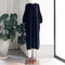 Spook Cotton-Cashmere Dress in Navy