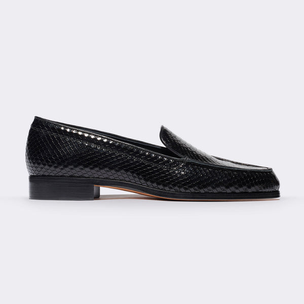 Danielle Loafer in Black Snakeprint