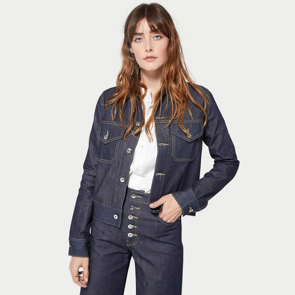 The Kaila Jacket in Raw Denim