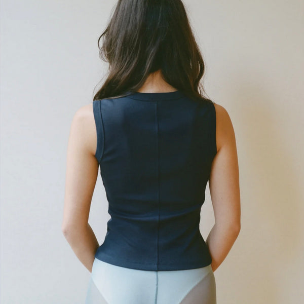 ESMÉ TANK TEE IN NAVY