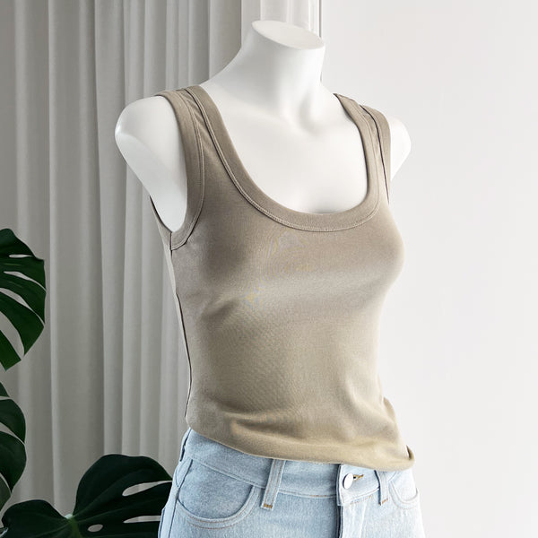 HILLIE TANK IN TAUPE