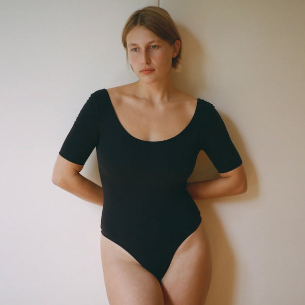 PIEN BODYSUIT IN BLACK