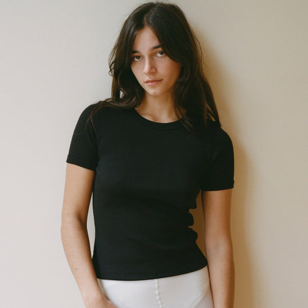 CAR TEE IN BLACK