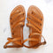 Segala Leather Sandals in Natural Tan