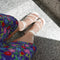 Mica Platform Sandal in Off-White