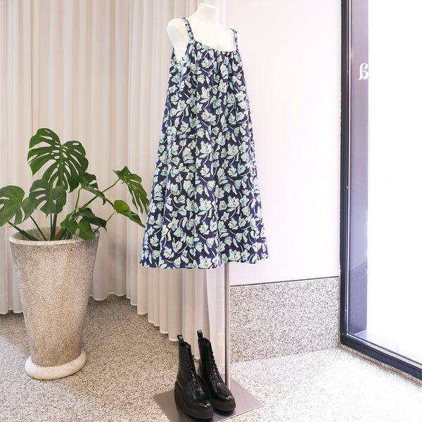 Akumal Dress in Blue Floral