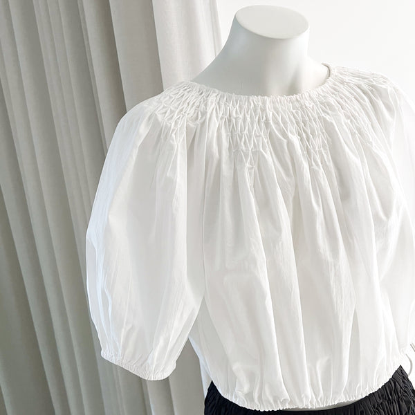 Lotus Blouse in White