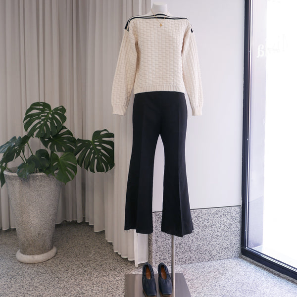 Sink Pant in Black Heavy Linen