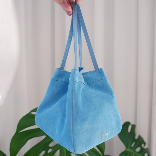 Rita Bag in Suede Blue