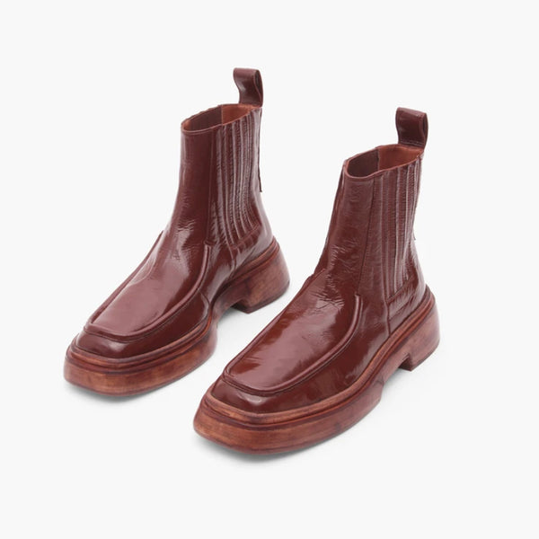 Leah Boot Leather Liquid Rust